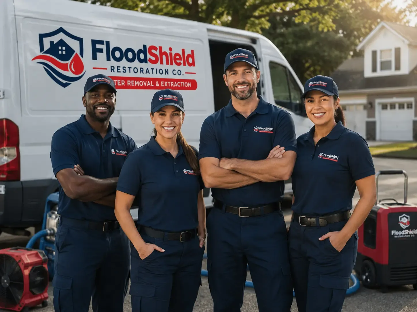 Flood Damage Restoration company in Canyon Dam, CA